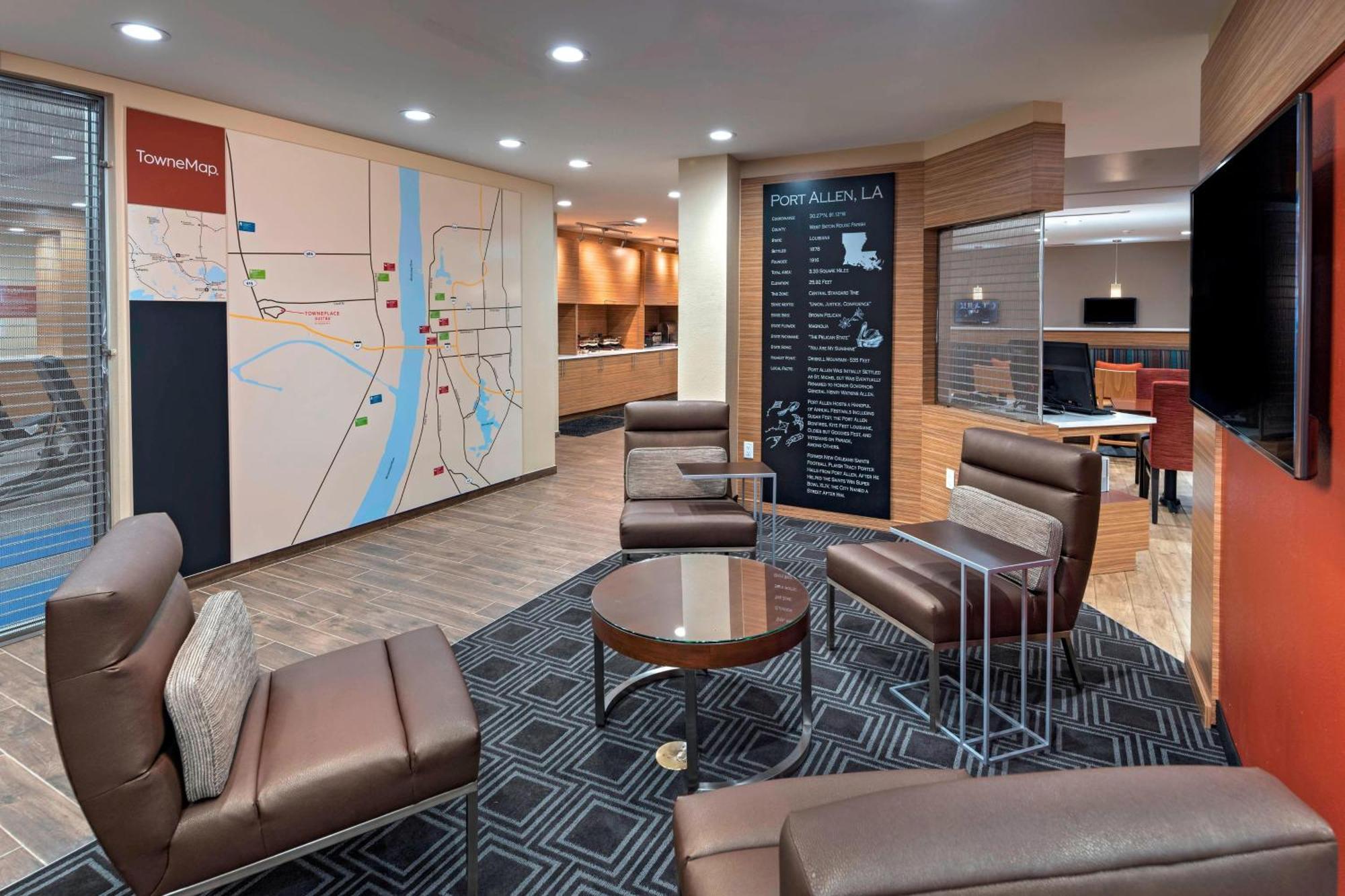 Towneplace Suites By Marriott Baton Rouge Port Allen Exterior foto